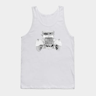 Classic 1920s Leyland charabanc bus Tank Top